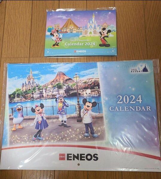 【新品未使用】ENEOS　ディズニーカレンダー　卓上 壁掛け 2024年
