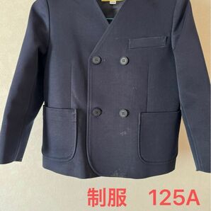 カンコー　小学生　制服　イートン（ジャケット　ダブル）125A ネイビー　紺　小学生　新一年生　男女兼用