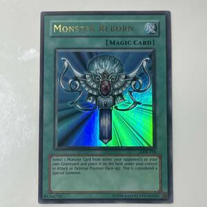 #9773 遊戯王 MONSTER REBORN LOB-118 SR Monster Reborn 死者蘇生 現状品