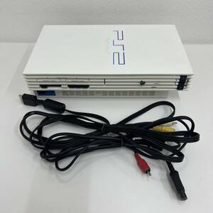 #9785 SONY ソニー PlayStation2 PS2 本体 SCPH-55000GT ホワイト ケーブル 通電確認済み ジャンク品 中古品 現状品