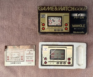  beautiful goods Game & Watch manhole MANHOLE used nintendo GAME&WATCH