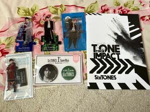 まとめ売りSixTONES アクリルスタンド グッズセット ISLAND 森本慎太郎　田中樹　パンフレット Johnnys’