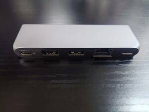 Satechi USB-C Proハブ ミニ 6-in-2 (スペースグレイ) USB4, USB-Aデータ, USB-Cデータ (MacBookPro Air M1 M2 M3対応)