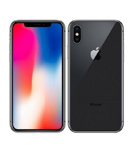 iPhoneX[64GB] SoftBank MQAX2J スペースグレイ【安心保証】