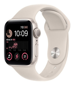 SE 第2世代[40mm GPS]アルミニウム スターライト Apple Watch …