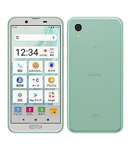 AQUOS sense2 かんたん SHV43[32GB] au ミントグリーン【安心 …