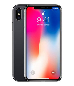 iPhoneX[256GB] SIMロック解除 docomo スペースグレイ【安心保…