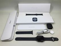 Series8[45mm GPS]アルミニウム ミッドナイト Apple Watch MNP…_画像3