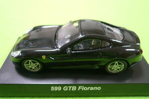 【新品】京商1/64 ミニカーコレクション★フェラーリ 599 GTB Fiorano ☆ ブラック 