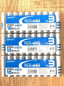  alkaline battery single 3 shape 10ps.@ pack [3 piece set ]