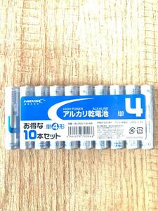  щелочные батарейки одиночный 4 форма 10шт.@ упаковка 