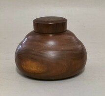 時代　木製　茶入　茶心壷　葉茶器　茶道具_画像3