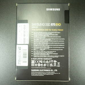 【新品 未使用 未開封】 SAMSUNG SSD 870 EVO 500GB 2.5インチ 7mm SATA MZ-77E500B/IT サムスンの画像2