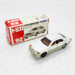 [ST-02713] トミカ 赤箱 No.92 トヨタ クラウン ハイブリッド TOYOTA CROWN HYBRID ミニカー 模型 コレクション 現状品