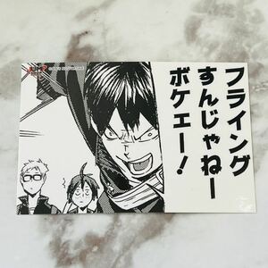 ハイキュー!! ジャンプショップ 購入特典 特典 原作 ステッカーくじ シール くじ フェア 特典 烏野 影山飛雄 月島蛍 山口忠 ステッカー