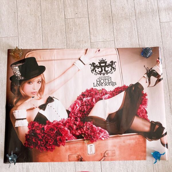 浜崎あゆみ Ayu B2ポスター 2011 hotel love songs B2 ポスター ライブ ホテルラブソングス