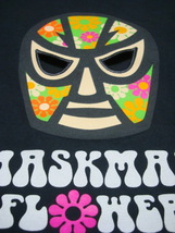 ■人気のFIGHTING LAUNDRY!未使用品!■LAUNDRY/ランドリー■MASKMAN FLOWER Tシャツ■黒色■_画像7