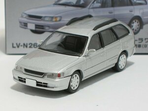 トヨタ カローラワゴン Lツーリング（銀）97年式 LV-N264b【トミーテック社1/64ミニカー】【トミカの時】