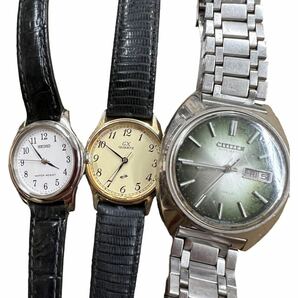 【引取大歓迎!!!】腕時計まとめて シチズン オートマチック 17JEWELS/SEIKO セイコー 7N01-DEGT/GX QUARTZ◎ジャンク H1☆☆☆の画像1