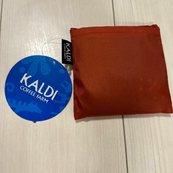 【新品未使用品】 KALDI エコバッグ いきものがたり ブルー カルディコーヒーファーム オリジナルエコバッグ