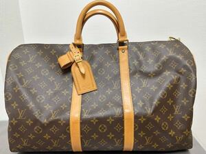 LOUIS VUITTON ルイヴィトン ヴィトン モノグラム キーポル 50 バンドリエール ボストンバッグ 旅行鞄