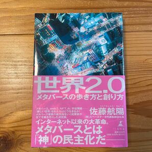 世界２．０　メタバースの歩き方と創り方 佐藤航陽／著　　　書籍カバー付き