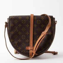 1円 ★LOUIS VUITTON ルイヴィトン シャンティMM ショルダーバッグ モノグラム レザー M51233 斜め掛け ポシェット 鞄 883VI 739-6_画像2