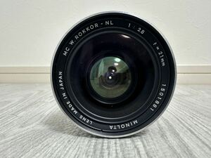 MINOLTA MC W.ROKKOR -NL 1:2.8 f-21mm 中古　