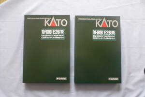 kato 10-1608 10-1609 E26系カシオペア基本　増結セット 新品です。