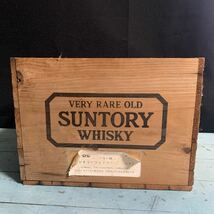 SUNTORY WHISKY 木箱 サントリー オールド ウイスキー ケース 木製 レトロ 空き箱 飾り 店舗 インテリア ディスプレイ(9374)_画像4