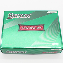 【新品即決 送料無料】1ダース12個 ダンロップ スリクソン トライスター 2022 ホワイト 白 SRIXON TRI-STAR ゴルフボール b024w_画像2