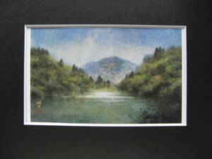 Art hand Auction Akira Kuroko, Shizu Lake, Carefully selected, Rare art books/framed paintings, Popular works, New/domestic frame with frame, Good condition, free shipping, painting, oil painting, Nature, Landscape painting