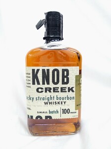 未開栓 KNOB CREEK WHISKY ノブ クリーク バーボン ウイスキー 50% 750ml 古酒 Lh3.10
