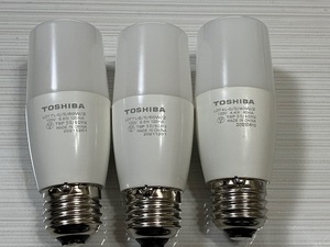 ■TOSHIBA（東芝）■LED電球 60W形相当 E26口金（LDT7L-G/S/60W/2）×3個セット、送料350円