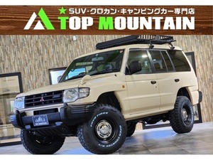 Pajero 3.5 ミッドルーフWide Super Exceed 4WD ベージュ全塗装　リフトアップ