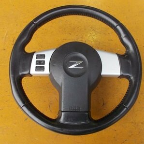ニッサン フェアレディZ バージョンT Z33 - 純正 ステアリング ハンドル MOMO カバー付き - 514-041-Bの画像2
