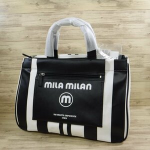 BB682 ミラ・ミラン mila milan 定価19800円 新品 ドライビング トートバッグ 黒 A4サイズ 260502 ユニセックス ミーチョ ミラミラン