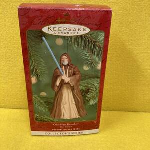  Vintage * hole Mark company Star Wars Obi one figure ornament * retro, beautiful goods 