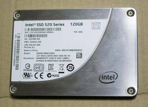 Intel SSD 520 series 120GB 動作品