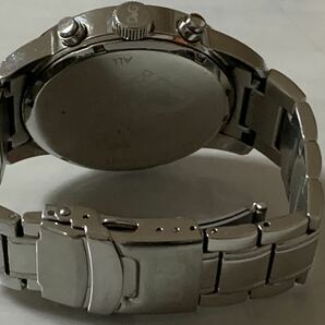 D&Gドルチェアンドガッバーナ 本物 全面ロゴダイヤル ビックフェイス 人気クロノグラフ メンズ腕時計 稼働品の画像4