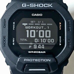 1円スタート☆超美品☆G-SHOCK GBD-2000-1JF Bluetooth 多機能 ハイテクデジタルウォッチ BLACK 付属品ありの画像1