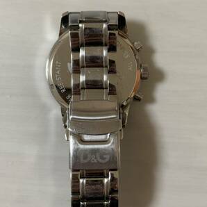D&Gドルチェアンドガッバーナ 本物 全面ロゴダイヤル ビックフェイス 人気クロノグラフ メンズ腕時計 稼働品の画像5