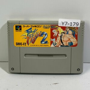 Y7-179 SFC スーパーファミコン Final Fight 2 ファイナルファイト2 愛知 3cmサイズ
