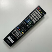 C1J823 【送料１８５円】 TV リモコン / シャープ SHARP GB026WJSA 動作確認済み★即発送★ テレビ_画像2