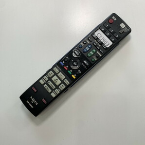 C1J903 【送料１８５円】 TV リモコン / シャープ SHARP GA778PA 動作確認済み★即発送★ テレビの画像2