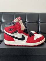Nike PS Air Jordan 1 High OG "Lost & Found/Chicago" 22cm ナイキ ジョーダン1 シカゴ キッズ _画像3