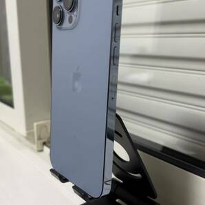 【送料無料】Apple iPhone 13 Pro Max 128GB デモ機 SIMフリー シエラブルー 最大容量97％の画像6