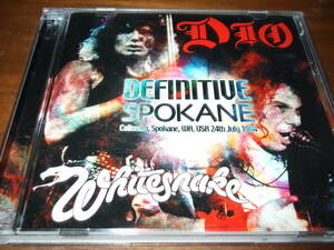 DIO /WHITESNAKE《 Definitive Spokane 84 Soundboard Recording 》★ライブ2枚組