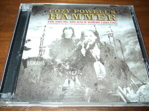 Cozy Powell's Hammer《 Drums Are Back Where I Belonbg 》★ライブ2枚組