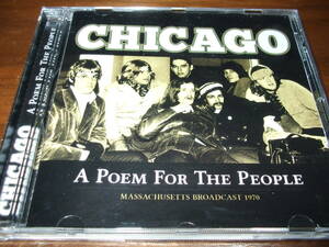 CHICAGO《 A Poem for the People 》★発掘ライブ